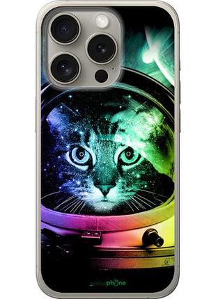 Чехол на iphone 15 pro кот-астронавт "4154u-3096-10746"