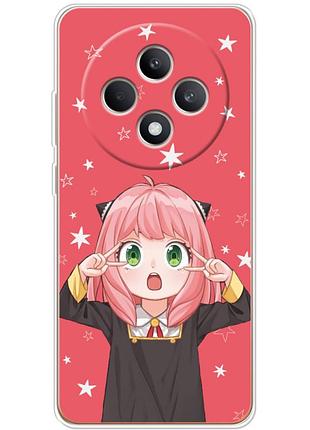 Чехол силиконовый с картинкой на oppo reno 12f (аниме, anime)