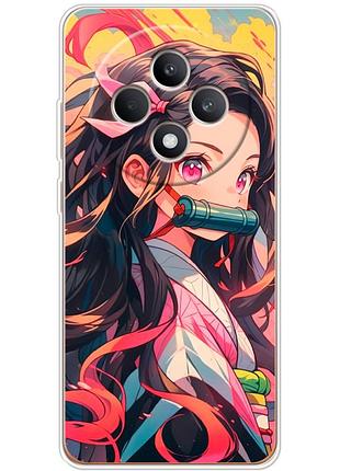 Чехол силиконовый с картинкой на oppo reno 12f (аниме, anime)