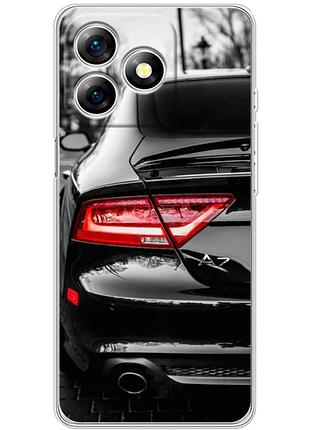 Чехол силиконовый с картинкой на ulefone note 18 pro (машина, audi a7)