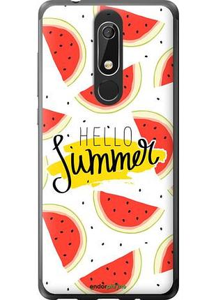 Чехол на nokia 5.1 hello summer "4356u-1529-10746"