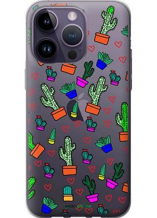 Чехол на iphone 14 pro max кактусы 4 "4856u-2667-10746"