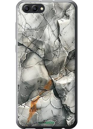 Чехол на huawei honor v10 / view 10 серый мрамор "6041u-1579-10746"