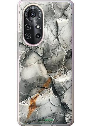 Чехол на huawei nova 8 pro серый мрамор "6041u-2246-10746"