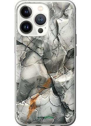 Чехол на iphone 13 pro серый мрамор "6041u-2372-10746"