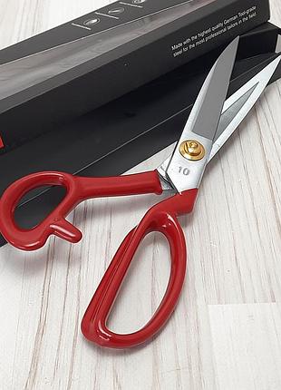 Ножницы портновские pin-1104 (10 дюймов) с красными ручками