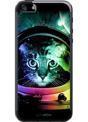 Чехол на iphone 5 кот-астронавт "4154u-18-10746"