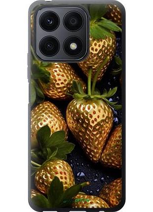 Чехол на huawei honor x8a золотая клубника "5637u-2963-10746"