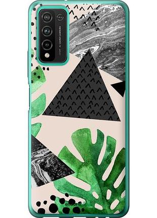 Чехол на huawei honor 10x lite монстера "4304u-2198-10746"