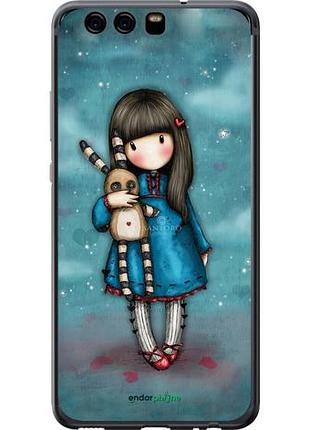 Чохол на huawei p10 дівчинка із зайчиком "915u-780-10746"