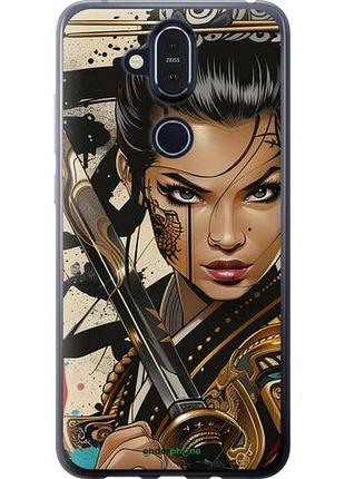 Чехол на nokia 8.1 воительница ветров "6077u-1620-10746"