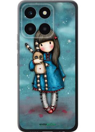 Чехол на huawei honor x6a девочка с зайчиком "915u-3340-10746"