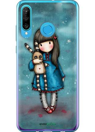 Чехол на huawei p30 lite девочка с зайчиком "915u-1651-10746"
