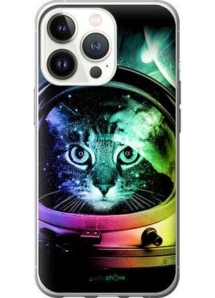 Чехол на iphone 13 pro кот-астронавт "4154u-2372-10746"