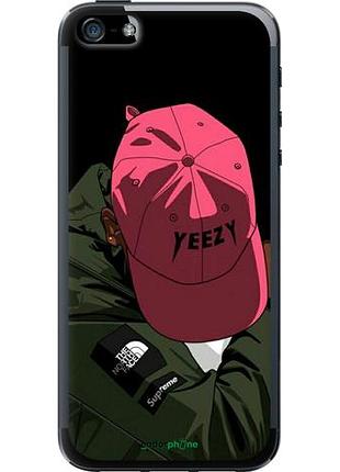 Чехол на iphone se logo de yeezy "3995u-214-10746"