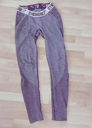 Спортивные леггинсы gymshark с пуш-ап 38-40 лосины push up m-l