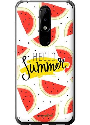 Чехол на nokia 5.1 plus hello summer "4356u-1543-10746"