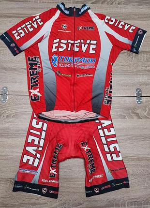 Велосипедний костюм тріко+ джерсі codi sports esteve size l