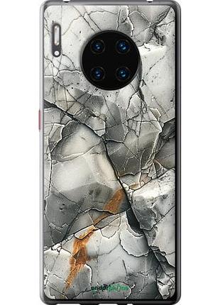 Чехол на huawei mate 30 pro серый мрамор "6041u-1796-10746"