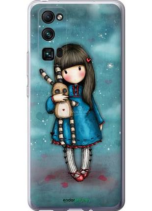 Чехол на huawei honor 30 pro девочка с зайчиком "915u-1920-10746"