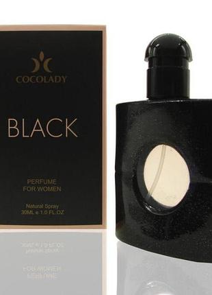 Парфюмированная вода женские духи опиум black cocolady 30 мл