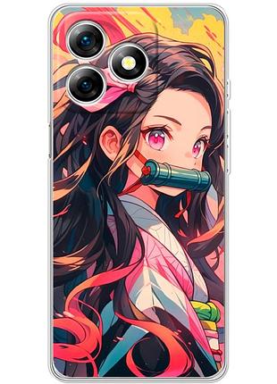 Чохол силіконовий з картинкою на ulefone note 18 pro (аніме, anime)