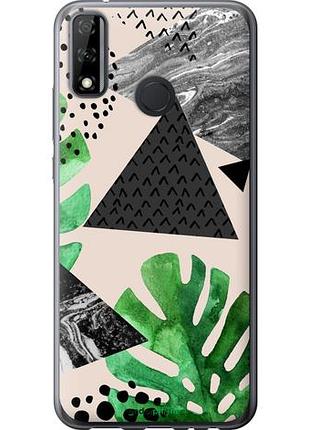 Чехол на huawei y8s монстера "4304u-2027-10746"