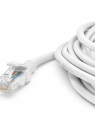 Кабель патч корд lan 5м синий 3