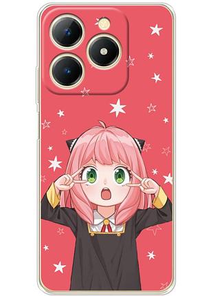Чехол силиконовый с картинкой на realme c61 (аниме, anime)