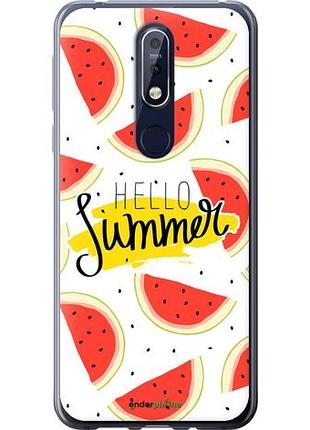 Чехол на nokia 7.1 hello summer "4356u-1593-10746"