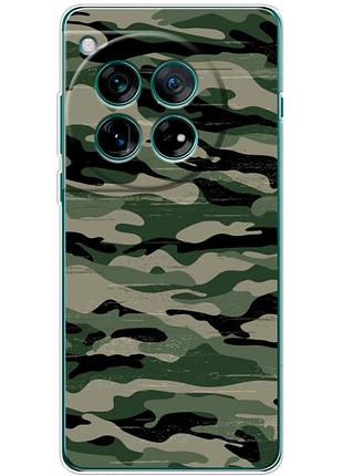 Чохол силіконовий з картинкою на oneplus 12 (патріотичний, камуфляж)