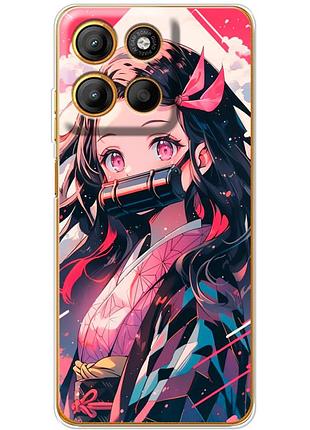 Чохол силіконовий з картинкою на motorola g15 (аніме, anime)