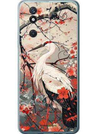 Чохол на huawei honor play 50 plus лелека у цвіті сакури "6109u-3399-10746"