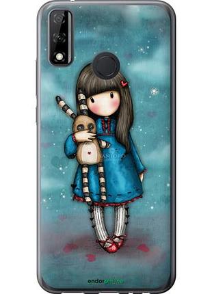 Чехол на huawei p smart 2020 девочка с зайчиком "915u-2060-10746"