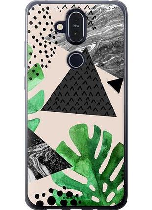 Чехол на nokia 8.1 монстера "4304u-1620-10746"