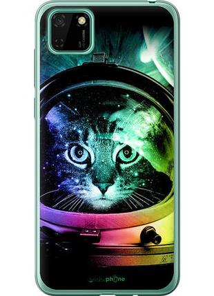 Чехол на huawei y5p кот-астронавт "4154u-1936-10746"