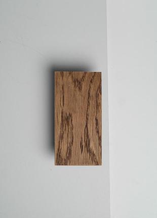 Мебельная ручка из дерева 110*55 мм plato brown