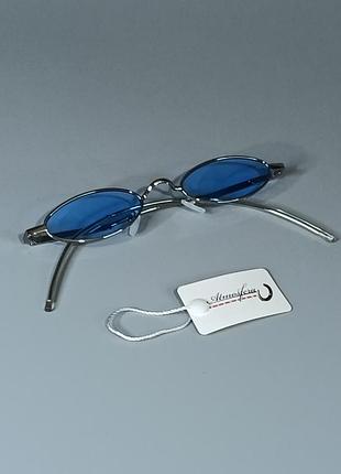 👓👓 овальные солнцезащитные очки в металлической оправе 👓👓 2