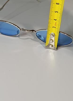 👓👓 овальные солнцезащитные очки в металлической оправе 👓👓 8