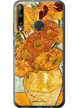 Чехол на huawei p40 lite e винсент ван гог. подсолнухи "162u-1875-10746"