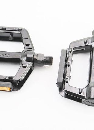 Педали mtb широкие 9/16" (109x93x25mm) алюминиевые, чёрные wp625