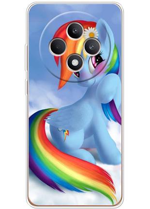 Чохол силіконовий з картинкою на oppo reno 12f (літл поні, my little pony)