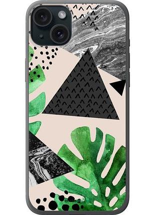 Чохол на iphone 15 plus монстера "4304u-3097-10746"