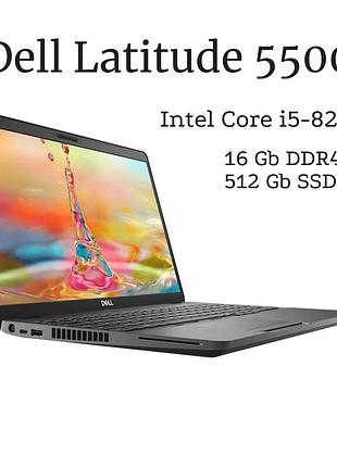 Ноутбук dell latitude 5500/ intel core i5-8265u/ 16gb ddr4 / 512gb m2/ 15.6" full hd/ ips/ гарантия