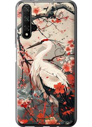 Чохол на huawei honor 20 аист у кольорі сакури "6109u-1697-10746"