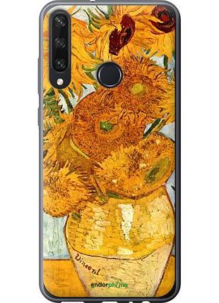 Чехол на huawei y6p винсент ван гог. подсолнухи "162u-1952-10746"