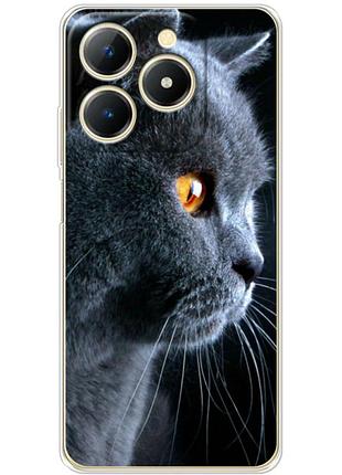 Чохол силіконовий з картинкою на realme c61 (британський кіт)