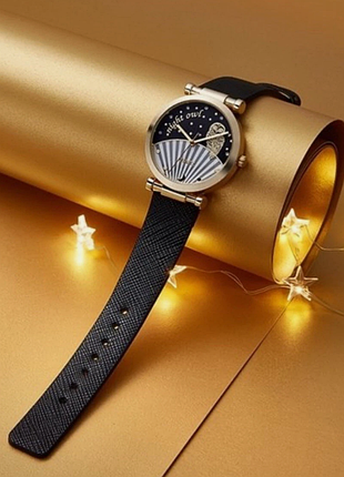Часы женские кварцевые avon кассара cassara  watch-strikes twelve-black