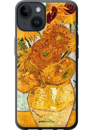 Чехол на iphone 14 винсент ван гог. подсолнухи "162u-2648-10746"