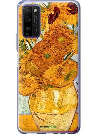 Чехол на huawei honor 30 lite винсент ван гог. подсолнухи "162u-2074-10746"